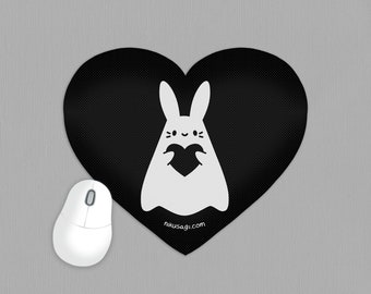 Goth Heart-Shaped Mouse Pad | Creepy cute desk pad, Trendy desk accessory, Home office supplies, Cubicle decor, Gamer gift, Vday present