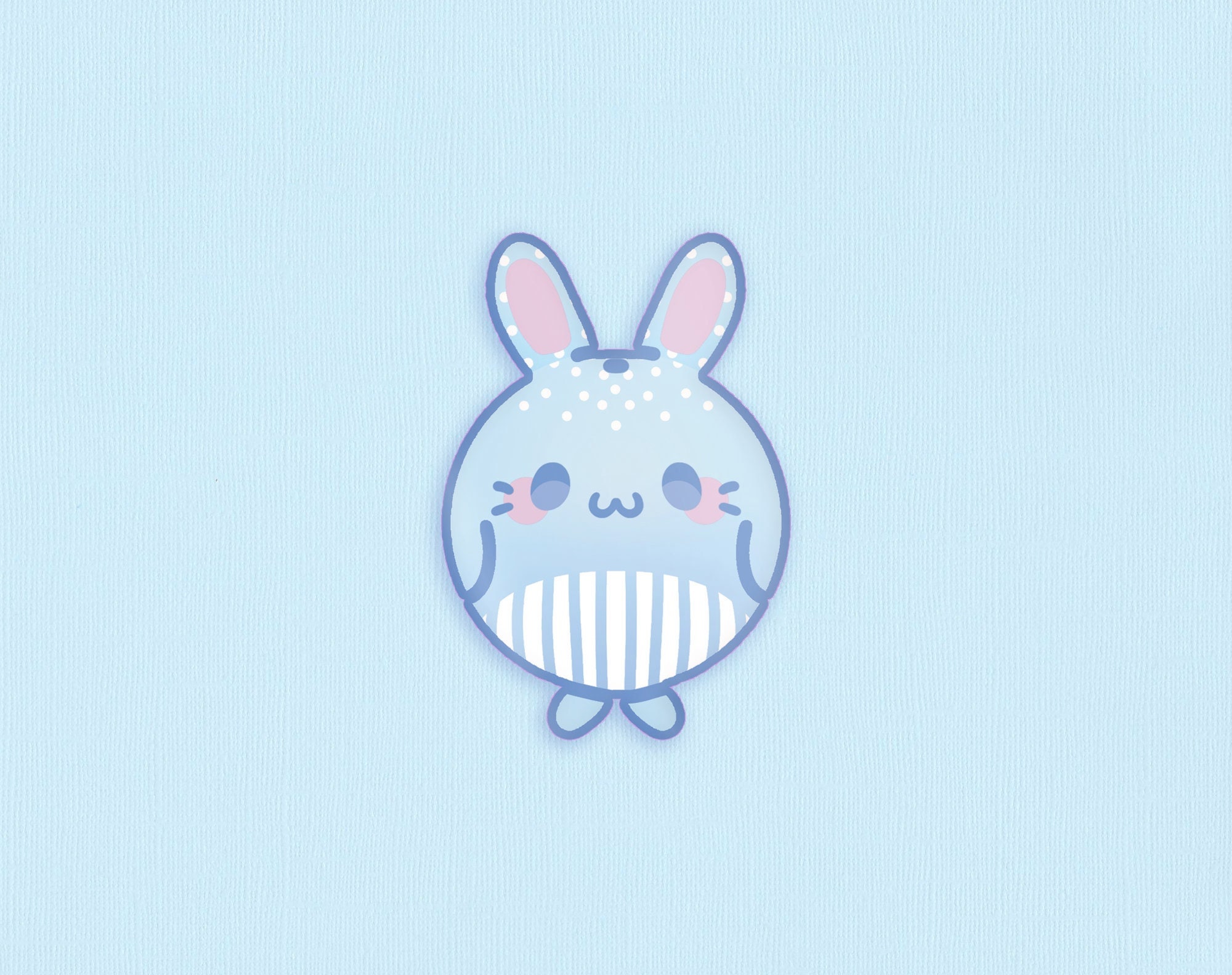 Whale Bunny Sticker | 2