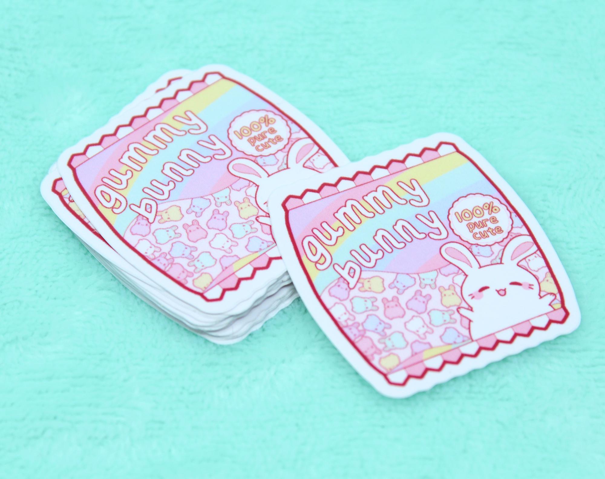 Labels Kidcore Gummy Bunny Sticker | 2