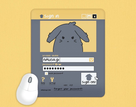 Holland Lop Mouse Pad | Cute desk pad, Kawaii desk accessory, Work from home office supply, 90s nostalgia cubicle decor, Programmer gift