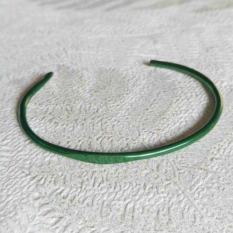 Crochet hook bracelet green bracelet crochet lover green Etsy