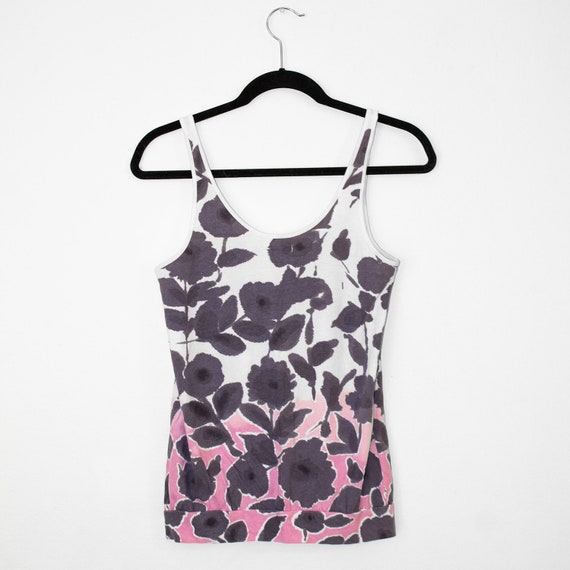 Floral Watercolor Tank Top - image 2