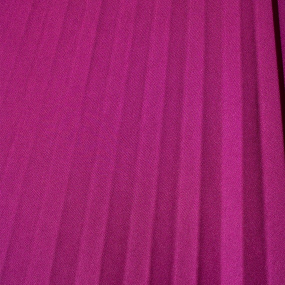 Purple Pleated Twirl Dress - image 3