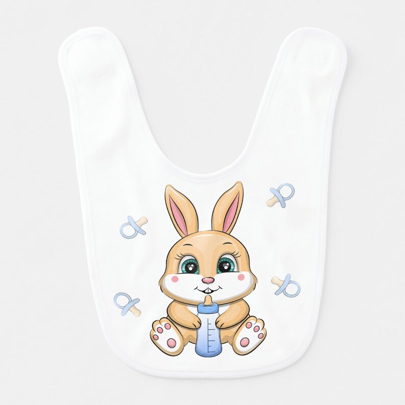 Cute Cartoon Bunny With a Milk Bottle. Rabbit Clipart. Hare PNG. - Etsy