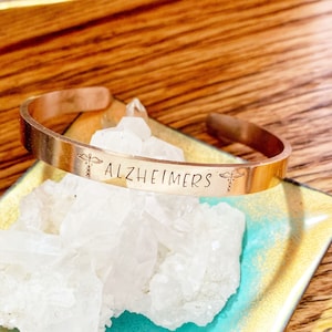 Personalized Handstamped Medical Alert Bracelet, Medical ID, EMS Alert Jewelry, Alzheimer’s Alert, Alzheimer’s Jewelry, Dementia Alert