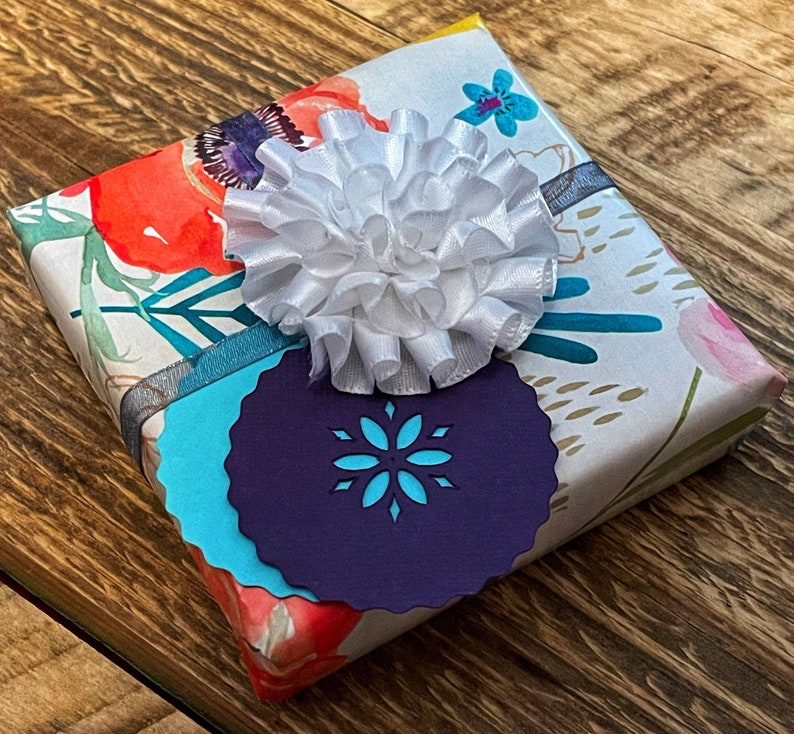 Paper Craft Scalloped Gift Tag Cardstock Gift Tags Cardstock Etsy