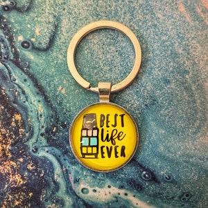 Kid’s Yellow Best Life Ever Keychain, JW Org, JW Bracelet, Jehovah Witness Gift,Pioneer School, Baptism, Convention, Children, Youth
