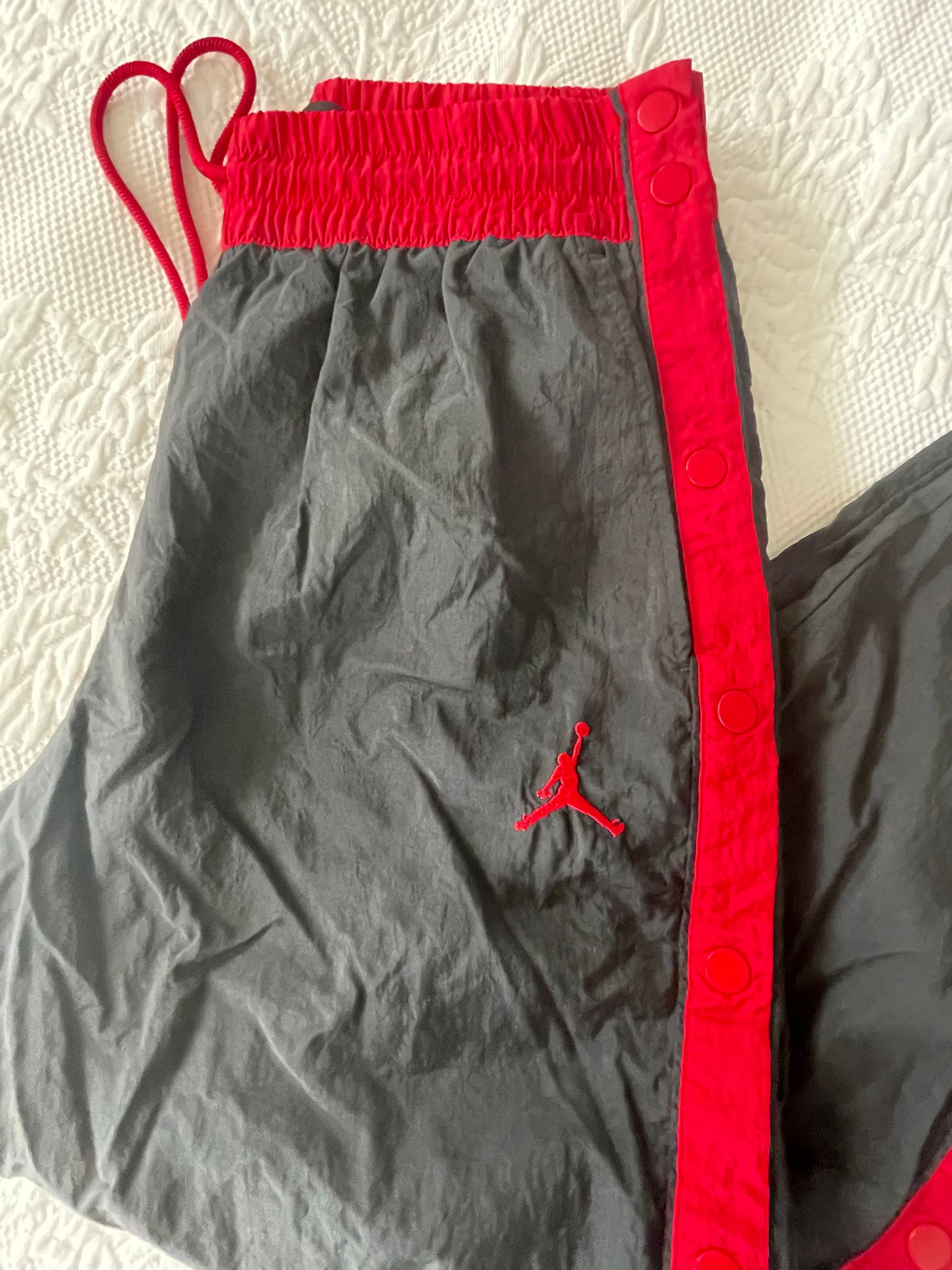 Vintage Y2K Air Jordan Logo Red Trim and Black Breakaway