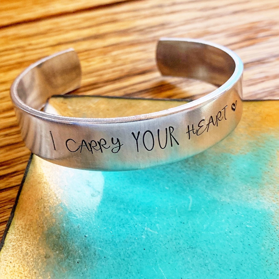 I carry your heart bracelet Etsy