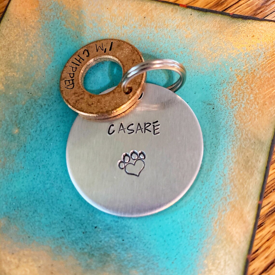 I'm Chipped Pet Name Tags Dog ID Tags Pet ID Tags Name Etsy