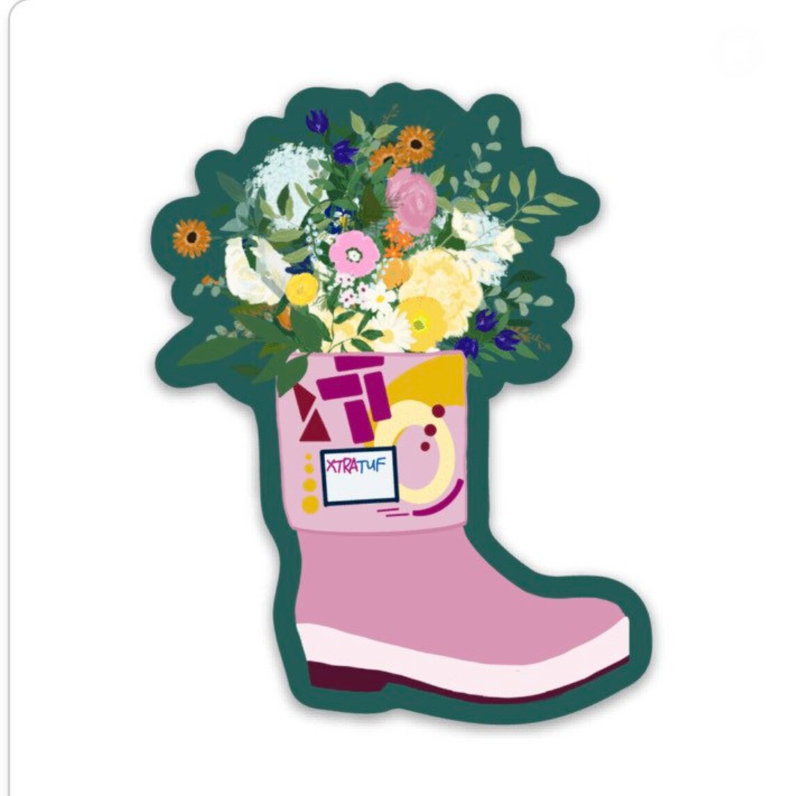 Alaska boot stickers xtratuf boot hiking boot xtratuf art Etsy