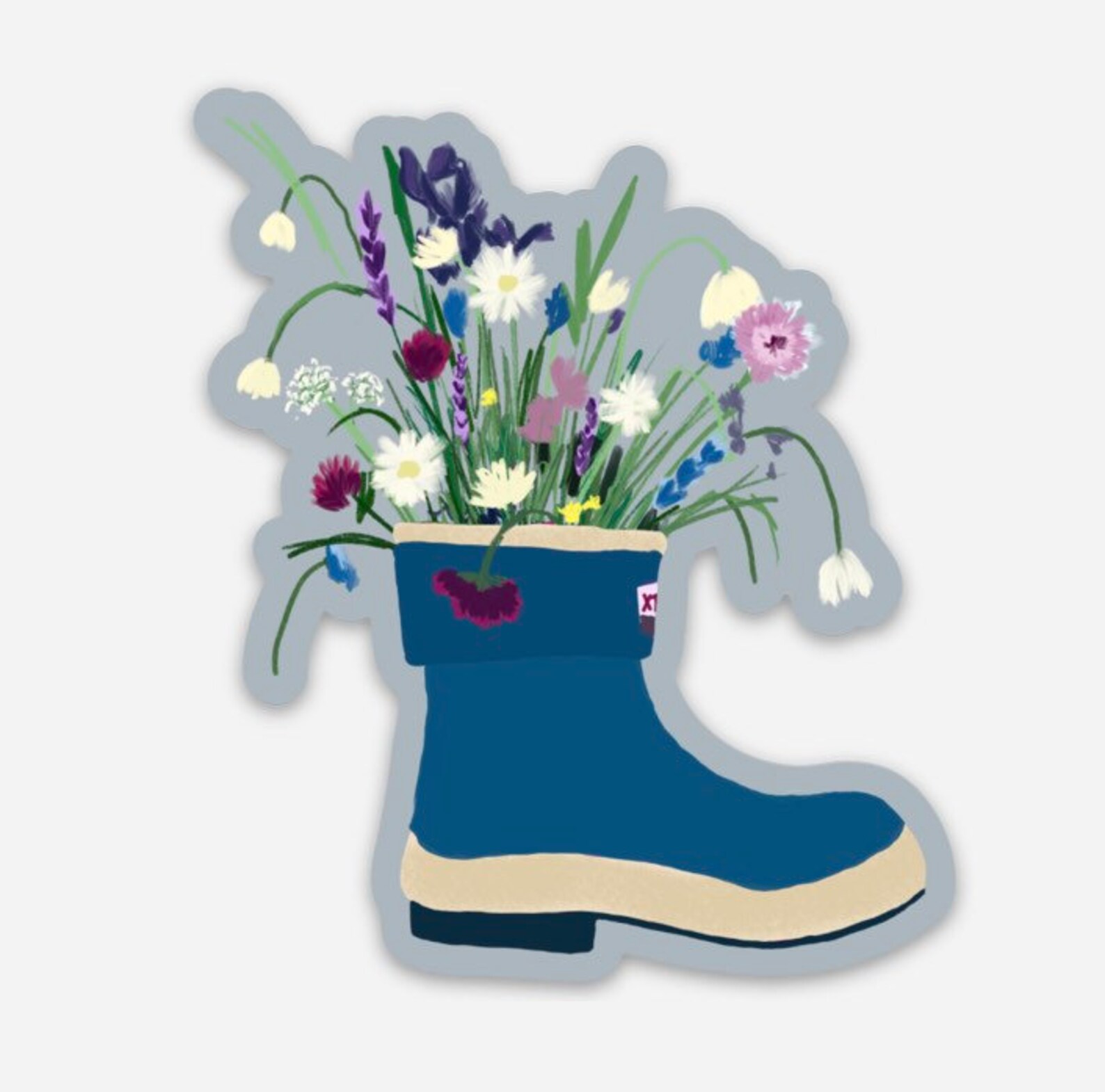 Alaska boot stickers xtratuf boot hiking boot xtratuf art Etsy