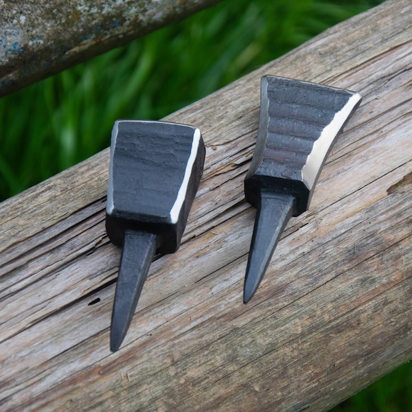 Small stump anvils, Scythe anvil, Jewelry anvil, handforged.