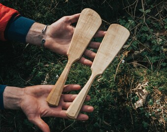 Cooking spatulas, handcarved.