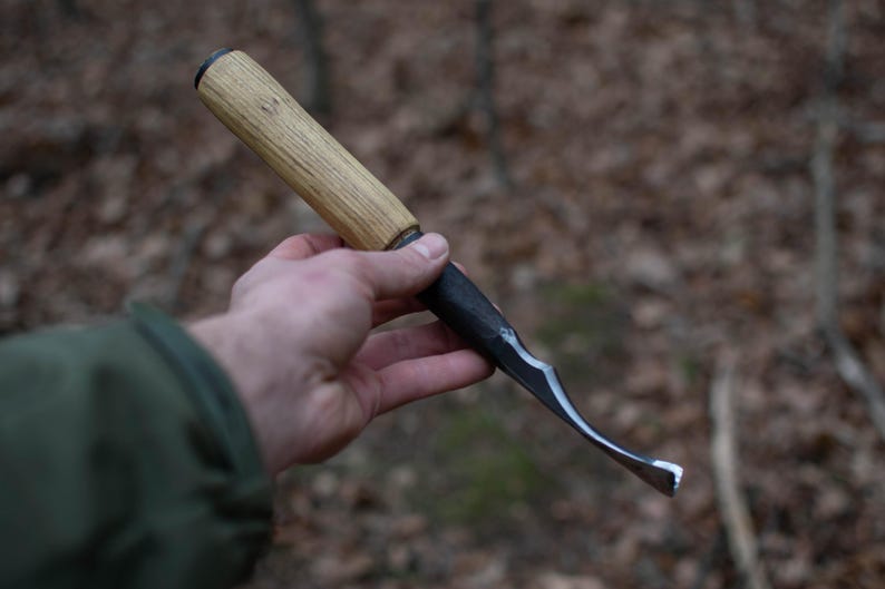 Small Gouge With a Socket, Woodcarving Gouge, Handforged. - Etsy