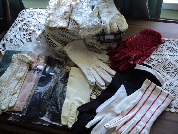 Vintage Ladies Gloves Vintage Gloves Vintage 1950s