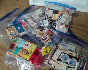 LARGE Collection Vintage Matchbook Covers 1000s Vintage Matchbook Covers Collection Vintage Collection Matchbook Covers