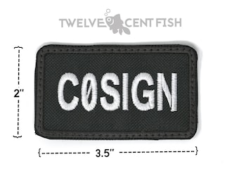 GRAY/GLOW Custom Ham Radio Callsign Patch - Personalize with your Radio Callsign