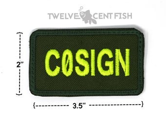 GREEN/GLOW Custom Ham Radio Callsign Patch - Personalize with your Radio Callsign