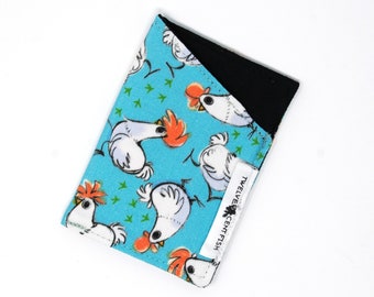 Chickens Canvas Minimalist Wallet