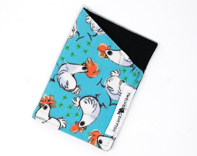 Chickens Canvas Minimalist Wallet