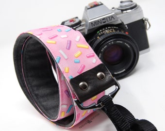 Donut Sprinkles Camera Strap
