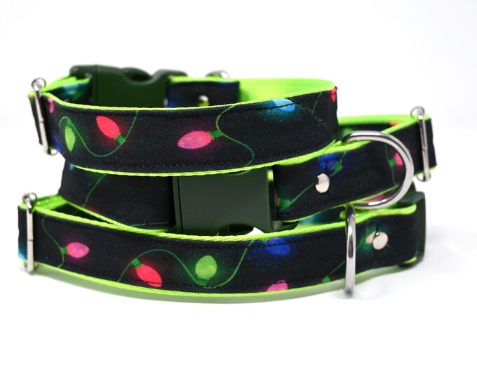 Dog Collar - Christmas Lights