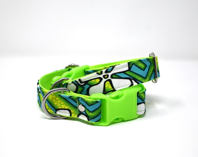 Dog Collar - Aloha Neon