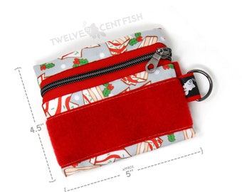 EDC Zipper Pouch - Christmas Cake
