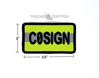Custom Ham Radio Call Sign Patch with High-Vis Reflective Stripe