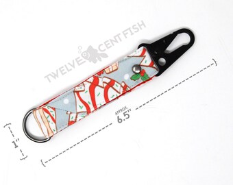 Christmas Cakes Canvas Minimalist Keychain