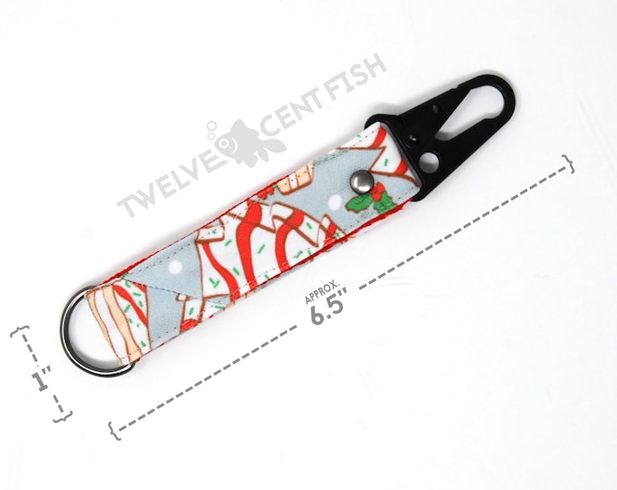 Christmas Cakes Canvas Minimalist Keychain