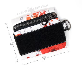 EDC Zipper Pouch - Poppies