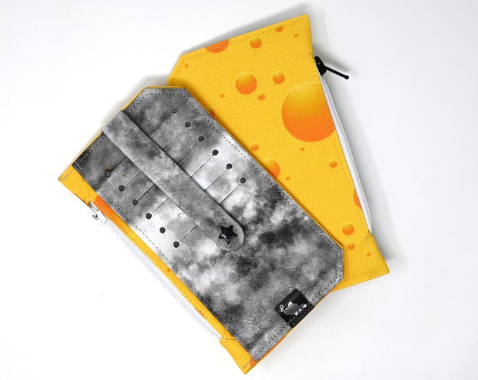 Purse Pal Zipper Wallet - Cheesy Moon