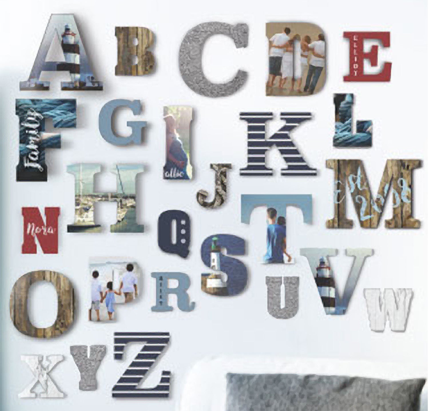 large wall letters decorative letters large letters wall etsy