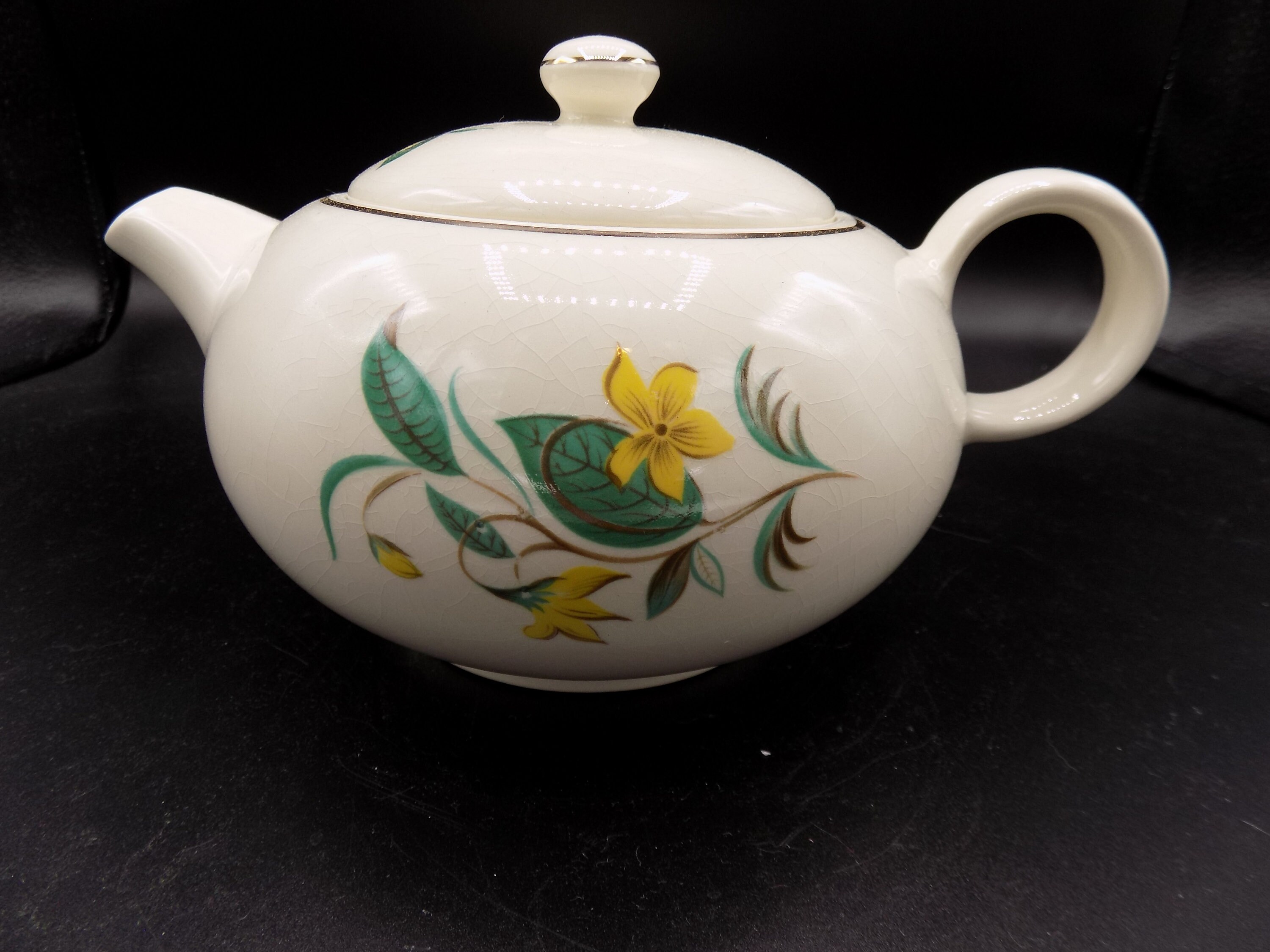 Salem Starlight Teapot Set Sugar Creamer Set 23K Gold Etsy