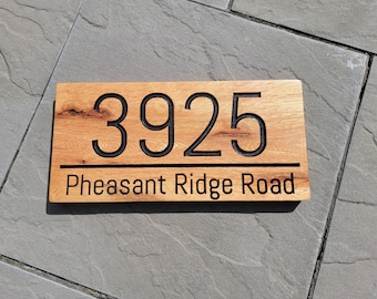 Rustic Address Sign Custom House Numbers | Reclaimed Wood Barn Beam Plaque | Personalized Home Address Marker | Outdoor Porch Decor