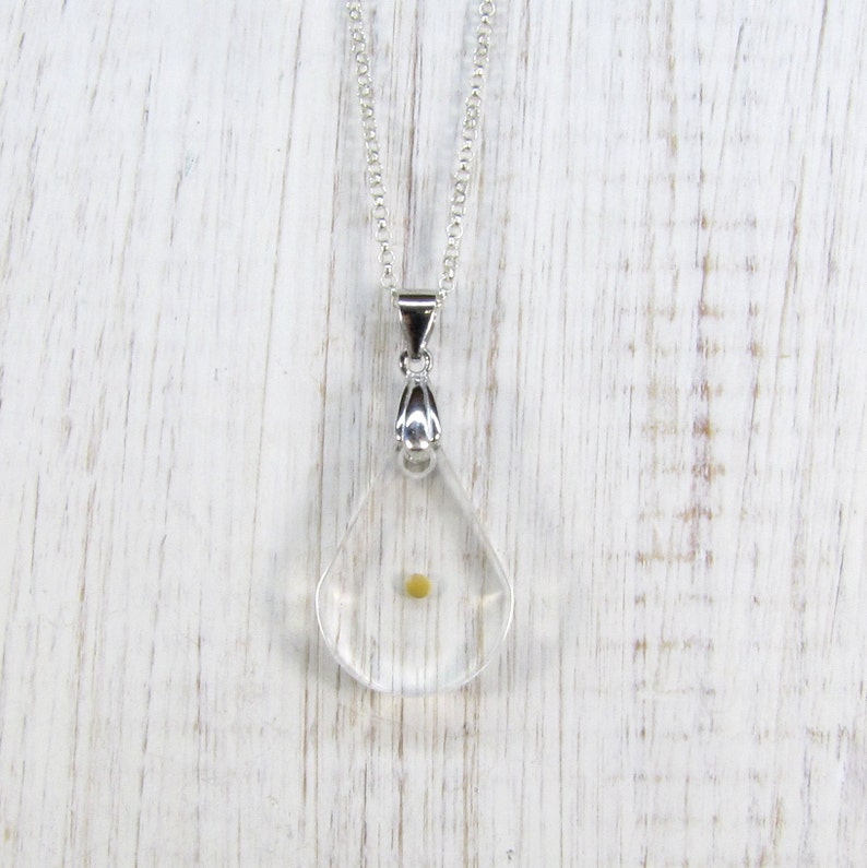 Mustard seed necklace sterling silver Etsy