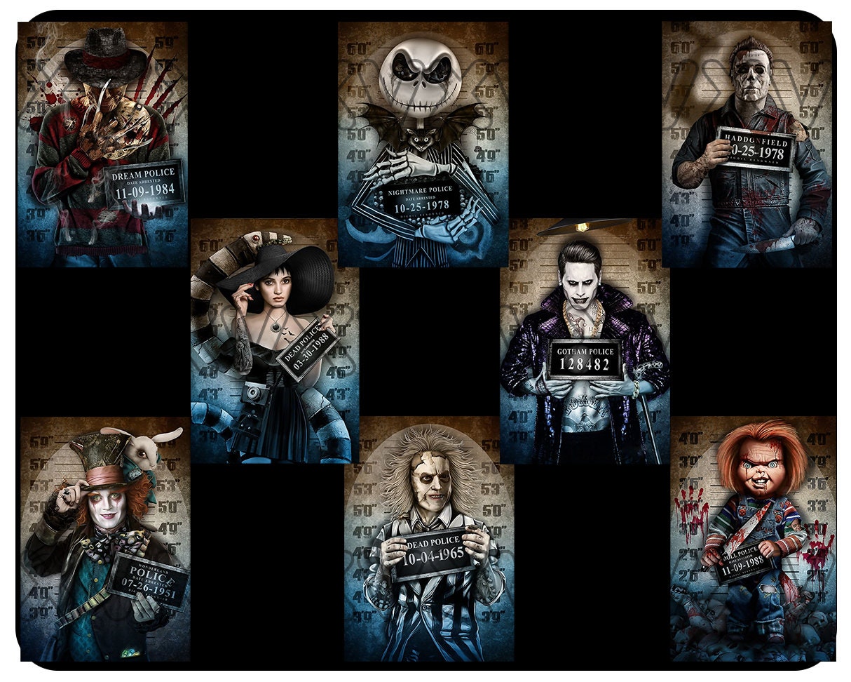 Horror Halloween Bundle Png, Horror Movies, Happy Halloween, Sublimated Printing/INSTANT DOWNLOAD/Png Printable/Digital Print Design.