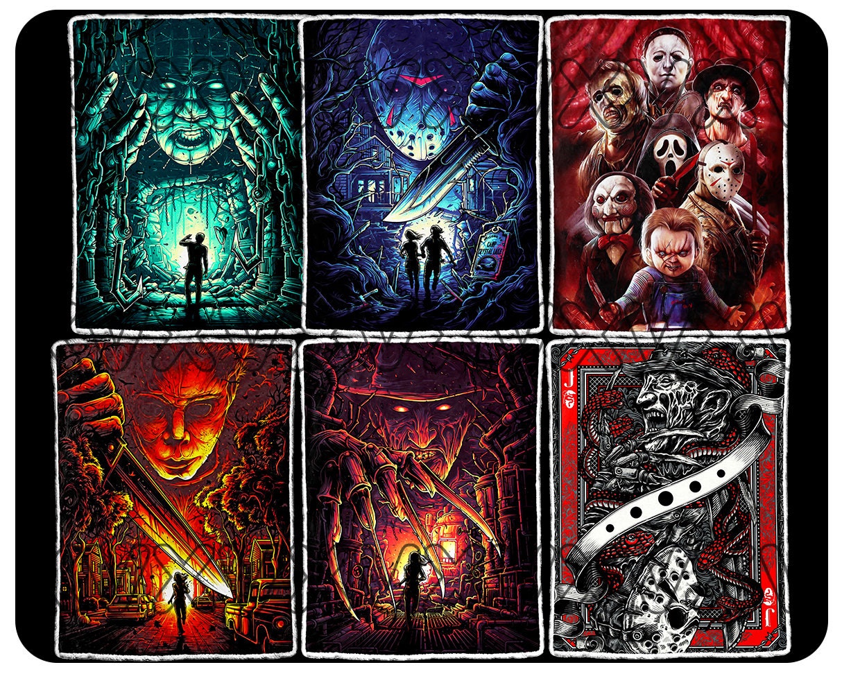 Horror Halloween Bundle Png, Horror Movies, Happy Halloween, Sublimated Printing/INSTANT DOWNLOAD/Png Printable/Digital Print Design.