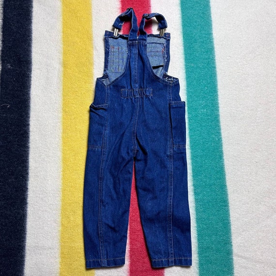 Vintage 1980s Denim Overalls, French Toast by Lollytogs Size 24m