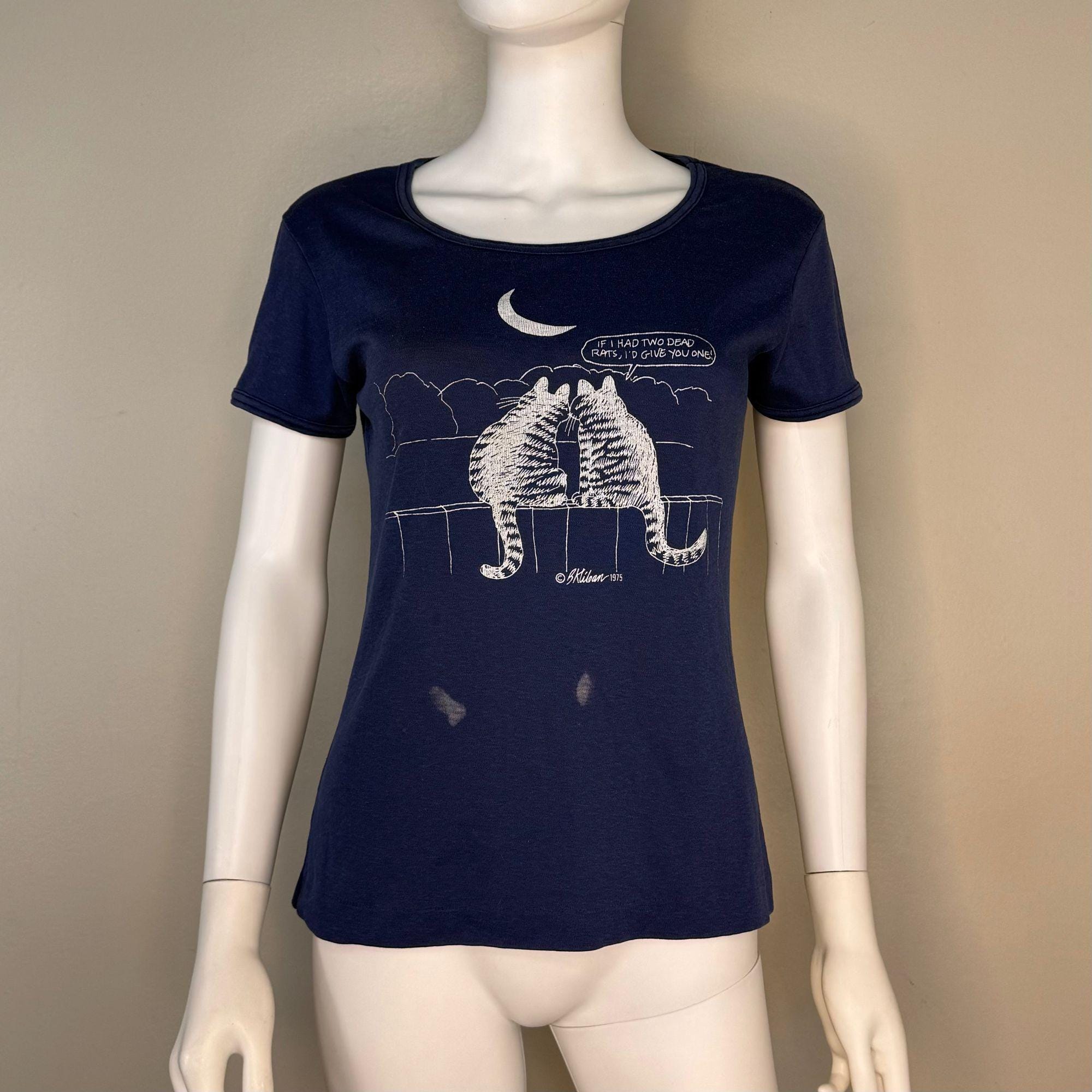 Kliban cat shirt - Etsy 日本