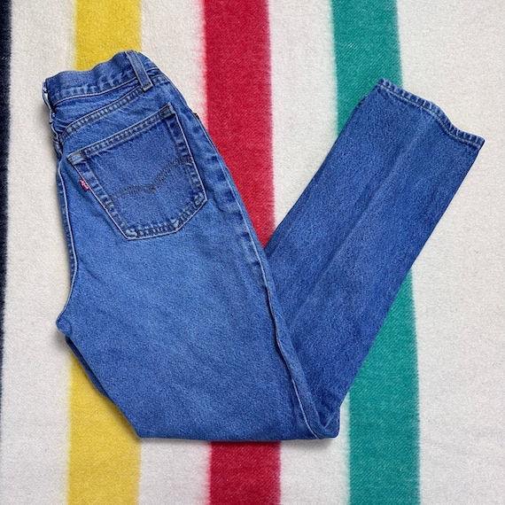 Vintage 1980s Women’s Levi’s 505 Blue Jeans, Size… - image 1