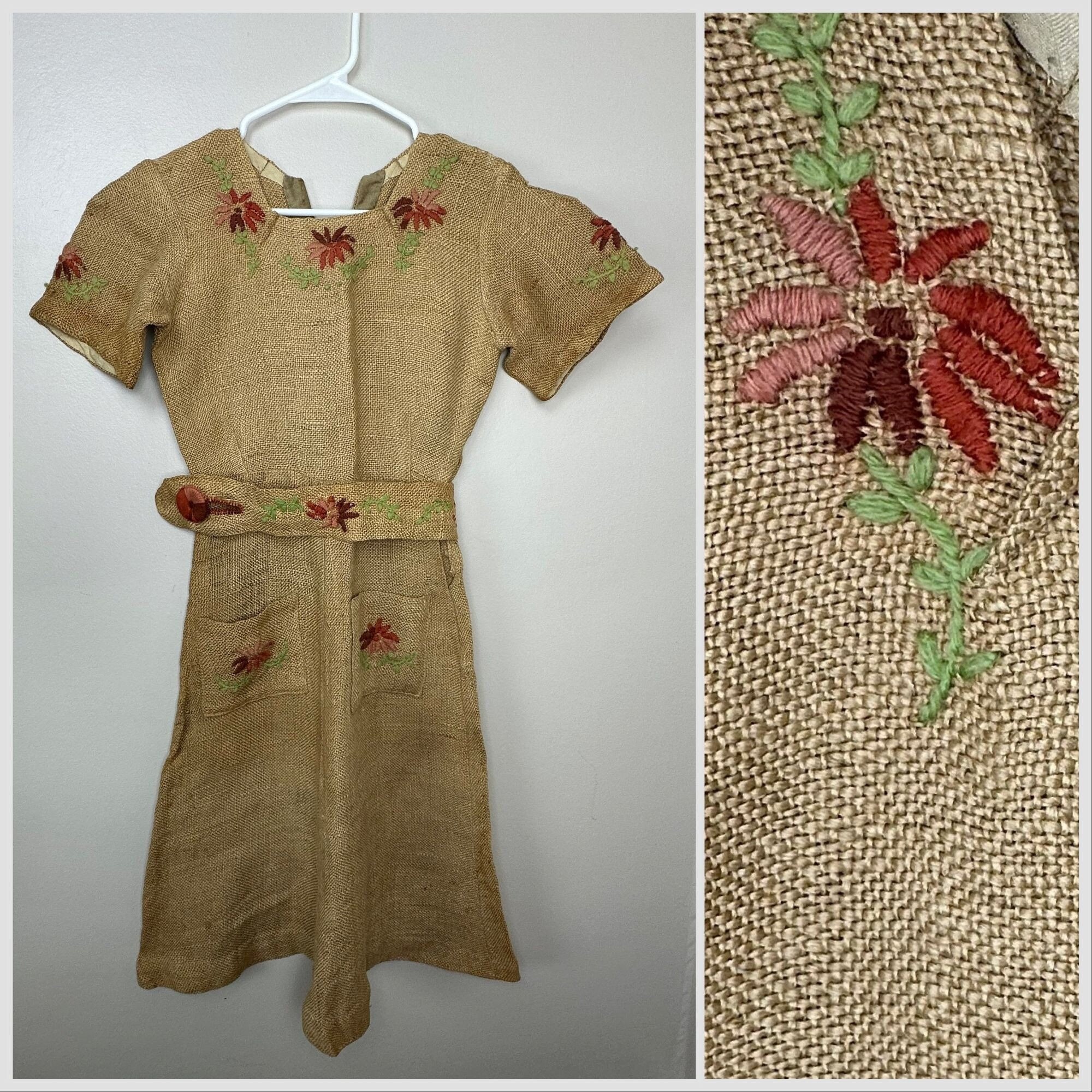 Brown Sack Dress