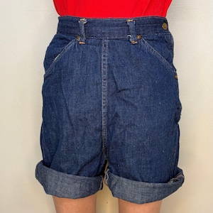 Vintage 1950s Denim Shorts - Etsy