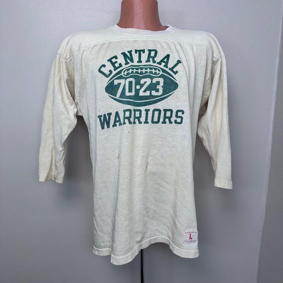 Vintage 1960s Central Warriors Football Jersey, Champion