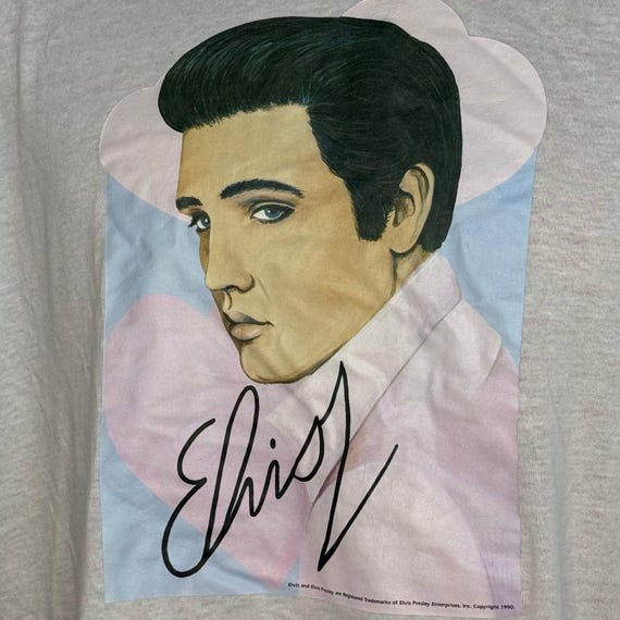 Vintage 1980s/90s Elvis Presley T-shirt, Screen Stars Size XL, Fan
