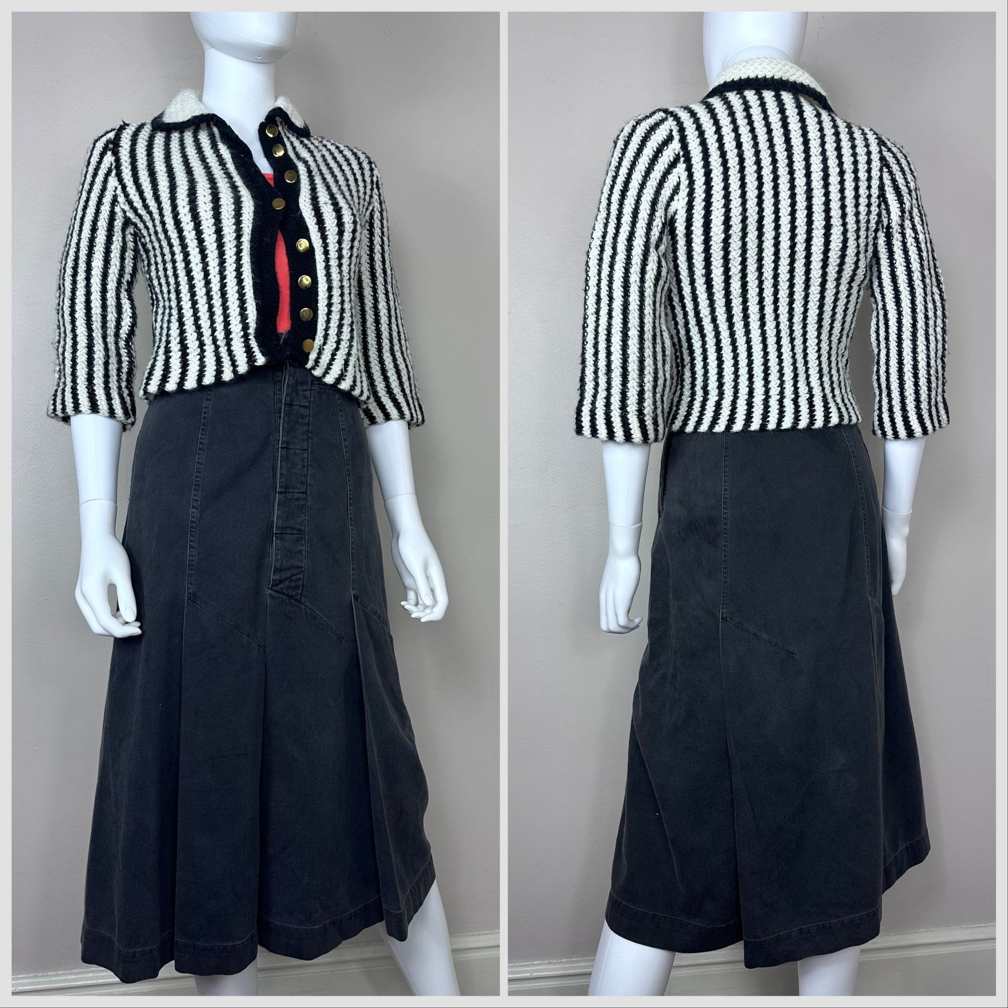 80s KATHARINE HAMNETT vintage Art Skirt