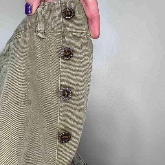 Vintage 1940s/50s Boy Scouts Twill Uniform Shorts… - image 4