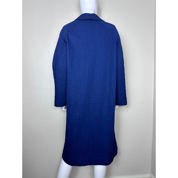 Vintage 1970s Blue Pintuck Coat, J.C. Penney Size… - image 5